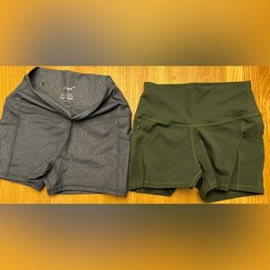 TWO pairs of Shorts with Pockets